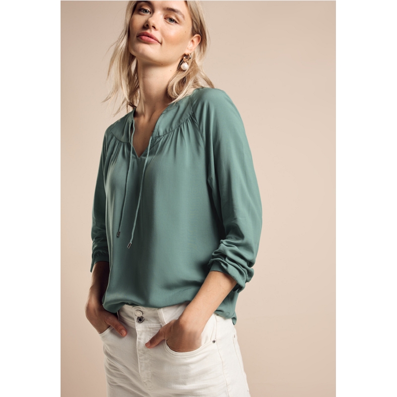 Street one SOLID RAGLAN TUNICBLOUSE W GATHERING DETAIL1269801_2