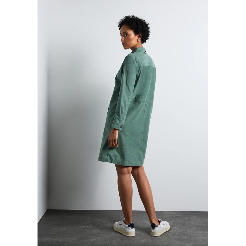 Street one BUTTON THROUGH CORDUROY DRESS_MODERATE1271601_3