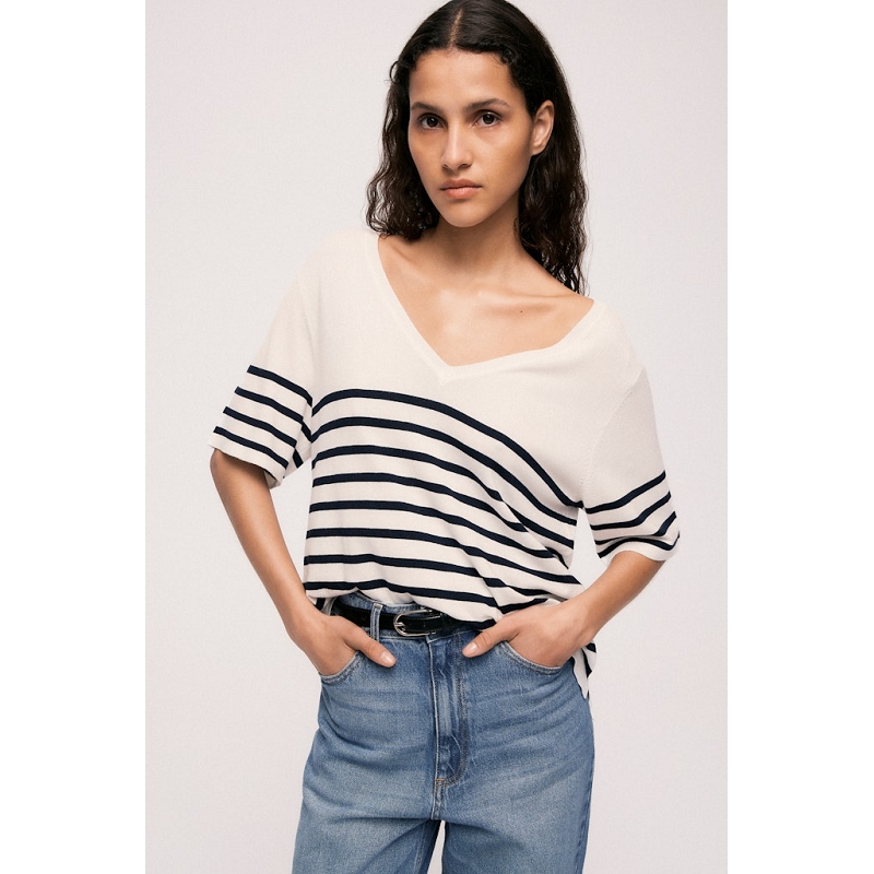 Vila VIWENNIE VNECK SS KNIT TSHIRT1282801_2