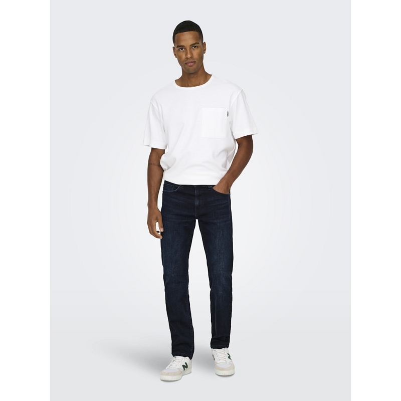 Only and sons ONSWEFT REG. BLUE BLACK 2652 MAT DNM1287802_2