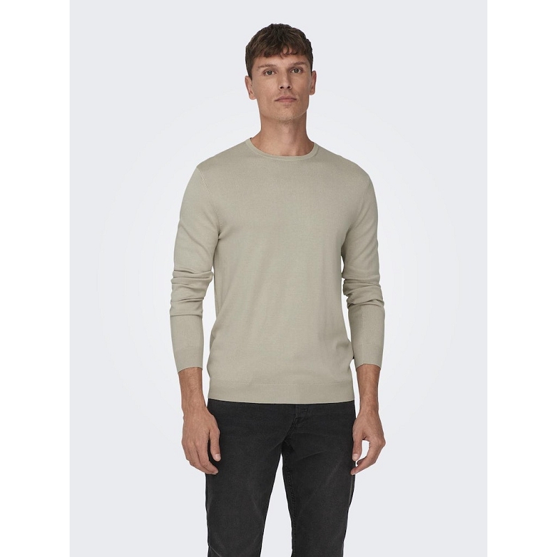 Only and sons ONSWYLER LIFE REG 14 LS CREW KNIT NOOS1288901_2