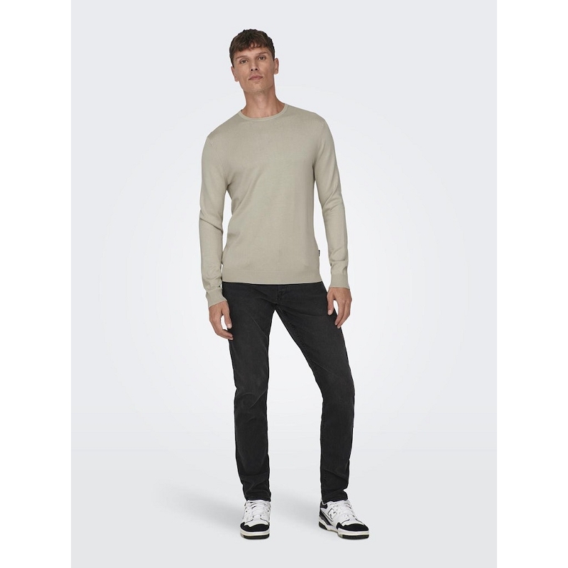Only and sons ONSWYLER LIFE REG 14 LS CREW KNIT NOOS1288901_4