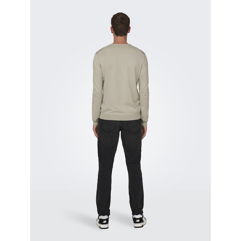 Only and sons ONSWYLER LIFE REG 14 LS CREW KNIT NOOS1288901_5