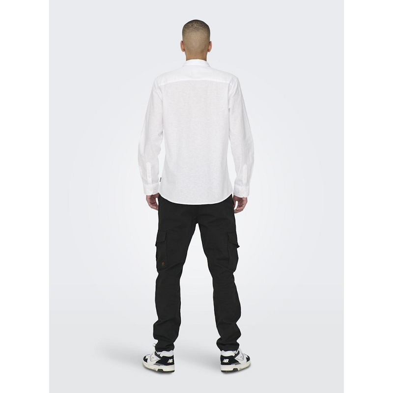 Only and sons ONSCAIDEN LIFE LS SOLID LINEN SHIRT NOOS1289301_5
