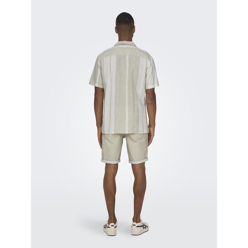 Only and sons ONSCAIDEN LIFE STRIPE LINEN RESORT NOOS1289601_4