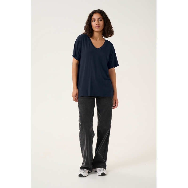 Kaffe dk company KAFRIDA VNECK TSHIRT1298001_3