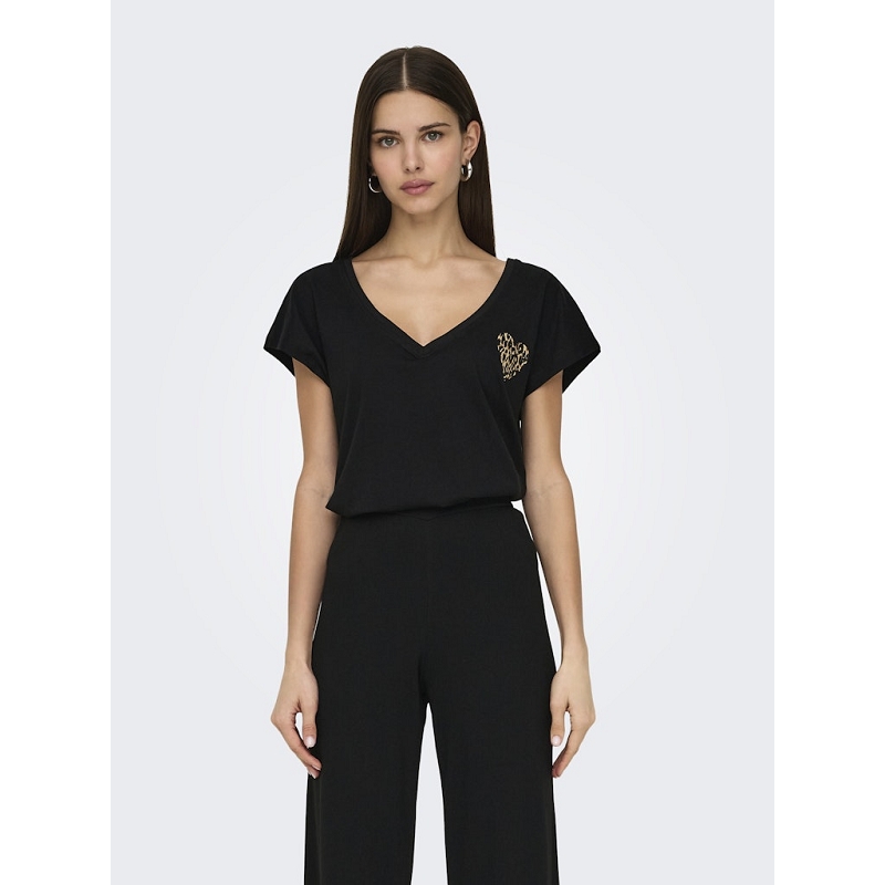 Only NINA LIFE SS VNECK HEART TOP CS JRS1299001_2