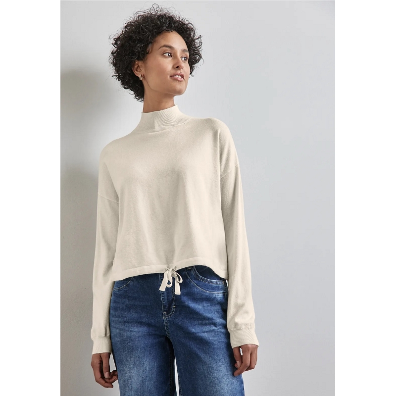 Street one SHORT TURTLENECK SWEATER