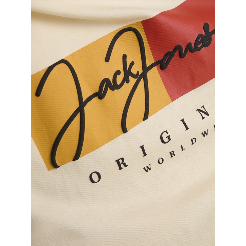 Jack and jones JORFREDERIKSBERG BOX SCRIPT TEE SS CN SN1310501_2