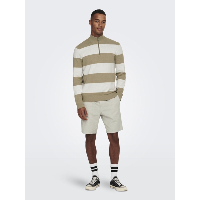 Only and sons ONSLINUS 0007 COT LIN SHORTS NOOS1316801_3
