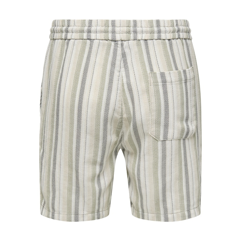 Only and sons ONSTREV LIFE REG STRUC STRIPE SHORTS1317501_2