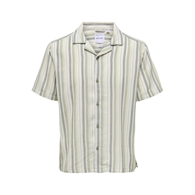 Only and sons ONSTREV LIFE REG STRUC STRIPE SS SHIRT