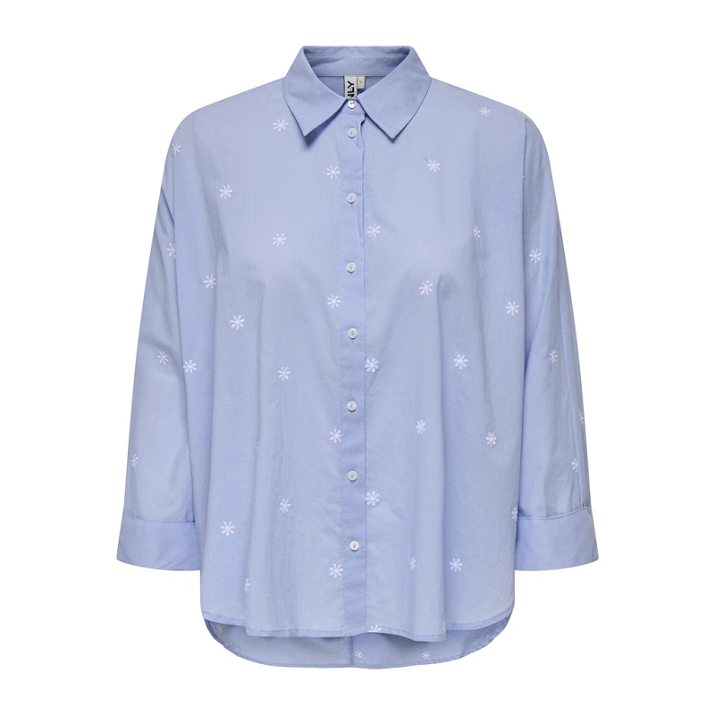 Only NEW LINA GRACE LS EMB SHIRT NOOS WVN