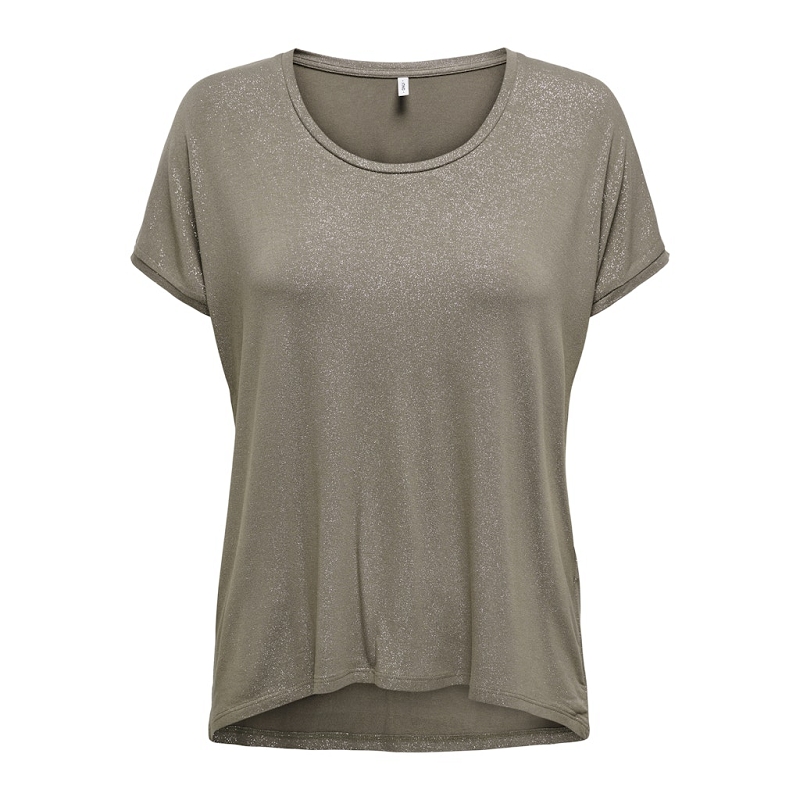 Only CARRIE SS GLITTER TOP JRS