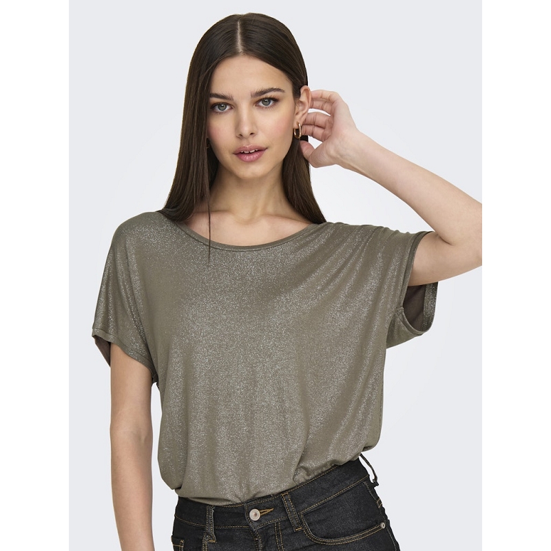 Only CARRIE SS GLITTER TOP JRS1324001_2