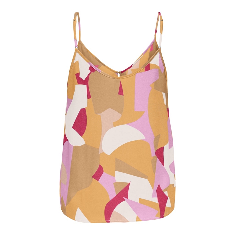 Only CHERYL FR VNECK SINGLET CS PTM1326501_2