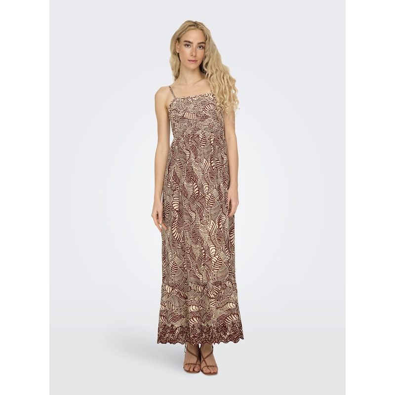 Only LOU LIFE EMB SMOCK ANKEL DRESS PTM
