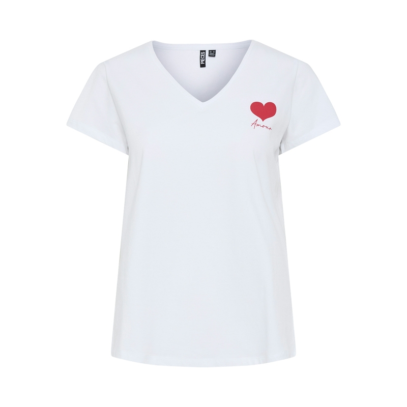 Pieces PCSERIMA SS TSHIRT FC BC