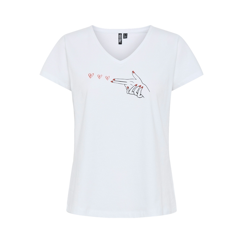 Pieces PCSERIMA SS TSHIRT FC BC
