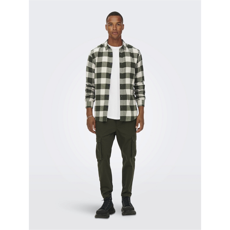 Only and sons ONSGUDMUND LS CHECKED SHIRT NOOS1353201_3