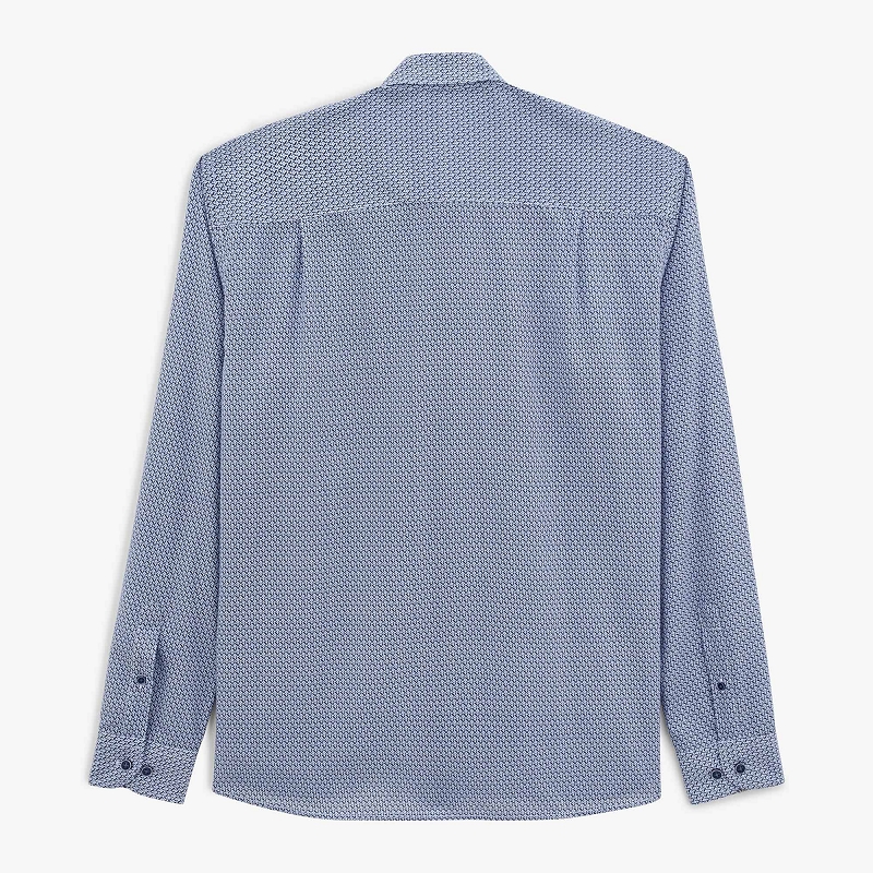 Serge blanco CHEMISE CHARLES TISSU FRANCAIS TRIANGLE 3D1356601_2