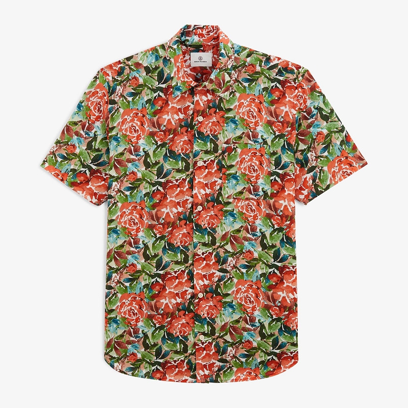 Serge blanco CHEMISE CHARLES MOTIF FLEURS