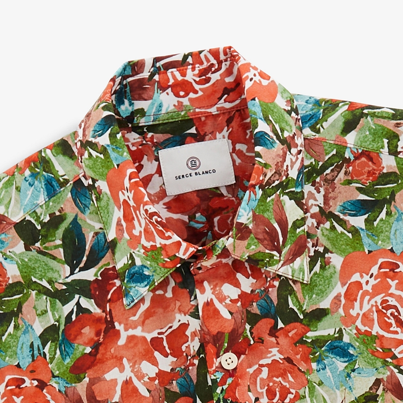 Serge blanco CHEMISE CHARLES MOTIF FLEURS1357101_3