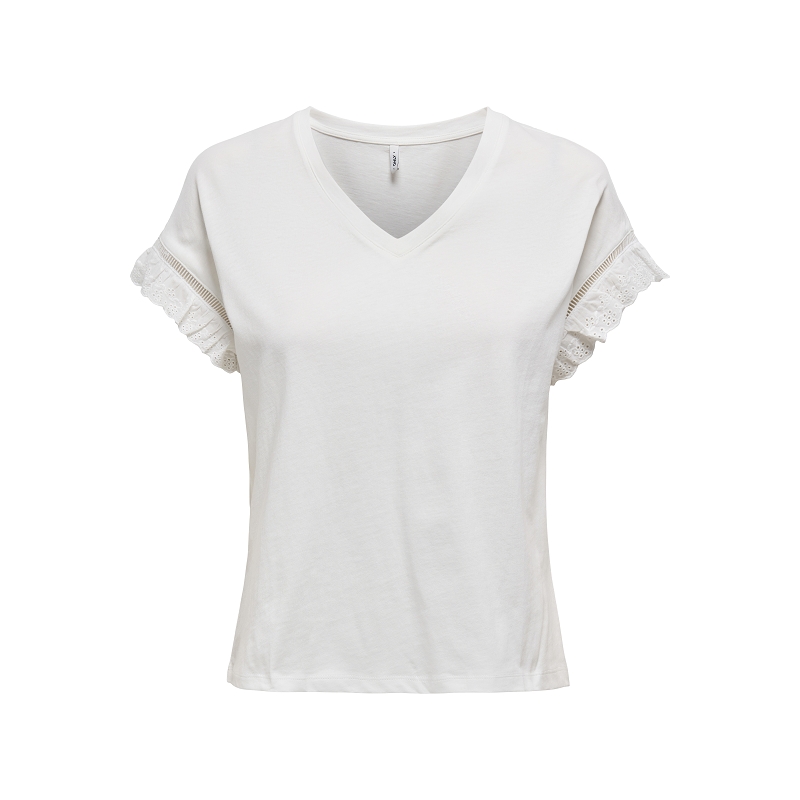 Only LINDA SL VNECK TOP BOX JRS