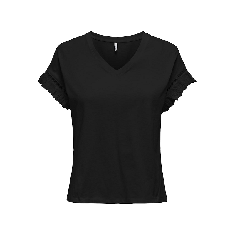 Only LINDA SL VNECK TOP BOX JRS