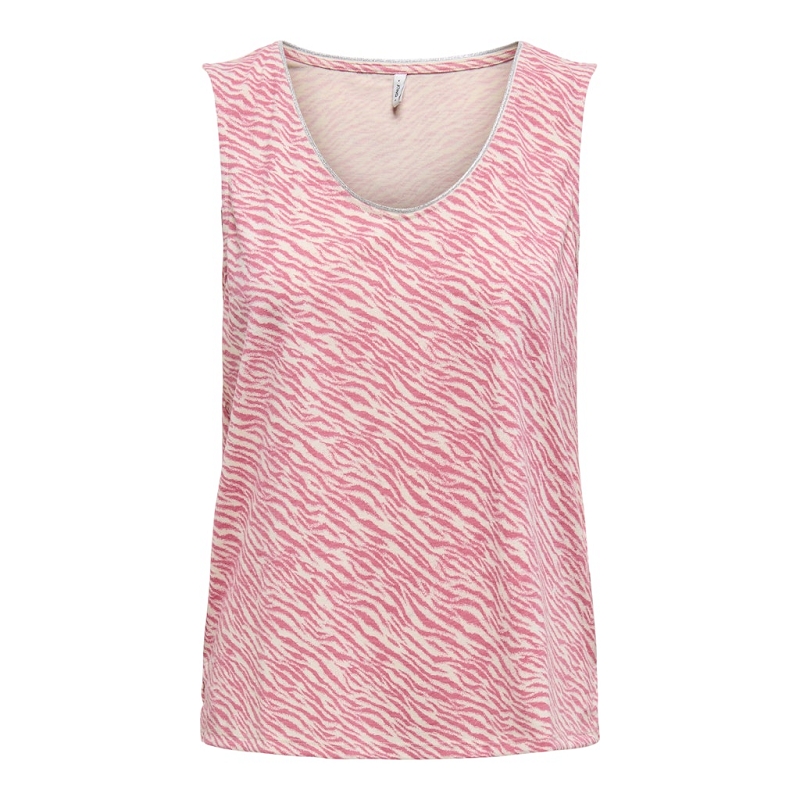 Only NILA SL GLITTER AOP TOP CS JRS