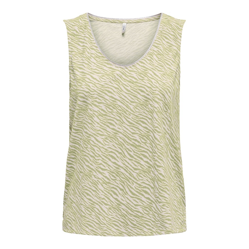 Only NILA SL GLITTER AOP TOP CS JRS