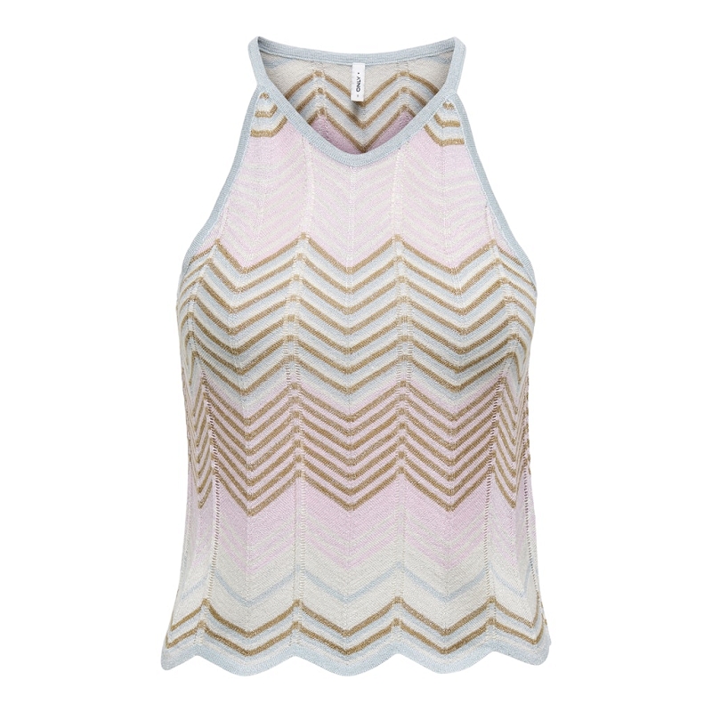 Only ALVIRA LIFE SL GLITTER TOP KNT