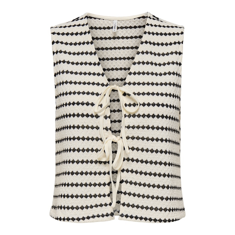Only EVA SL SHORT STRIPE VEST CS JRS