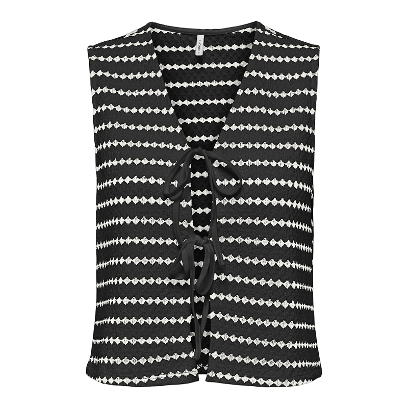 Only EVA SL SHORT STRIPE VEST CS JRS