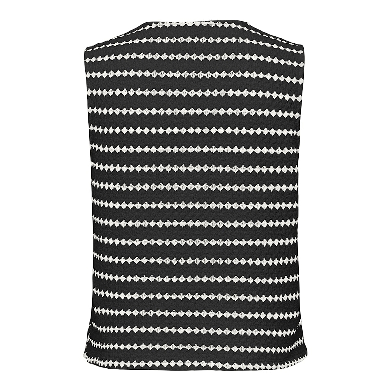 Only EVA SL SHORT STRIPE VEST CS JRS1464302_2