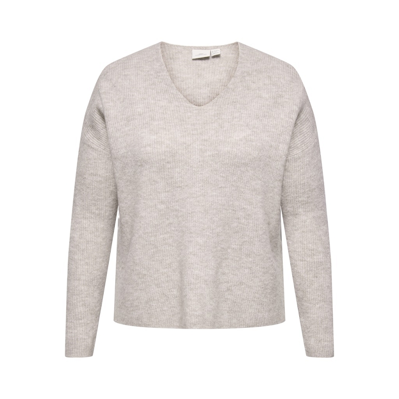 Only carmakoma CARCAMILLA VNECK LS PULLOVER KNT NOOS