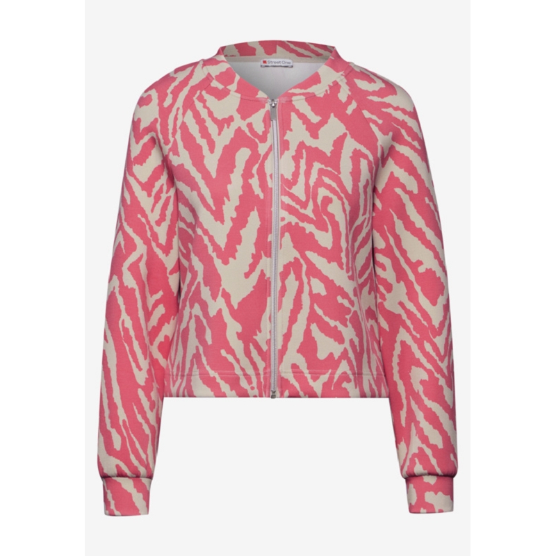Street one PRINTED SILK LOOK JACKET