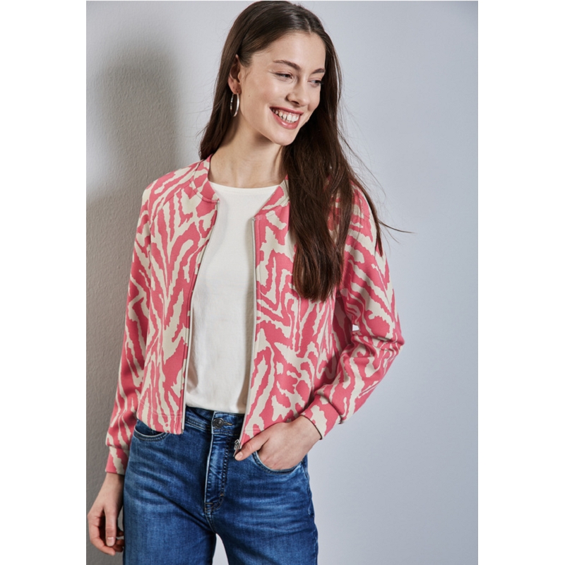 Street one PRINTED SILK LOOK JACKET1486101_2