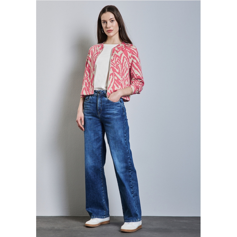 Street one PRINTED SILK LOOK JACKET1486101_4