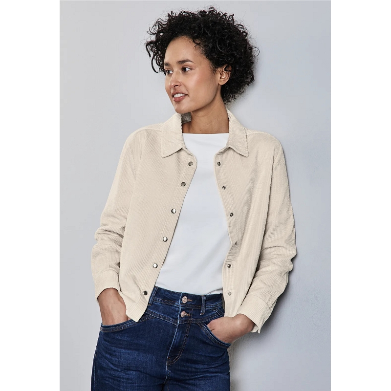 Street one LTD QR COURDUROY SHIRTCOLLAR BLOUSE W1486301_2