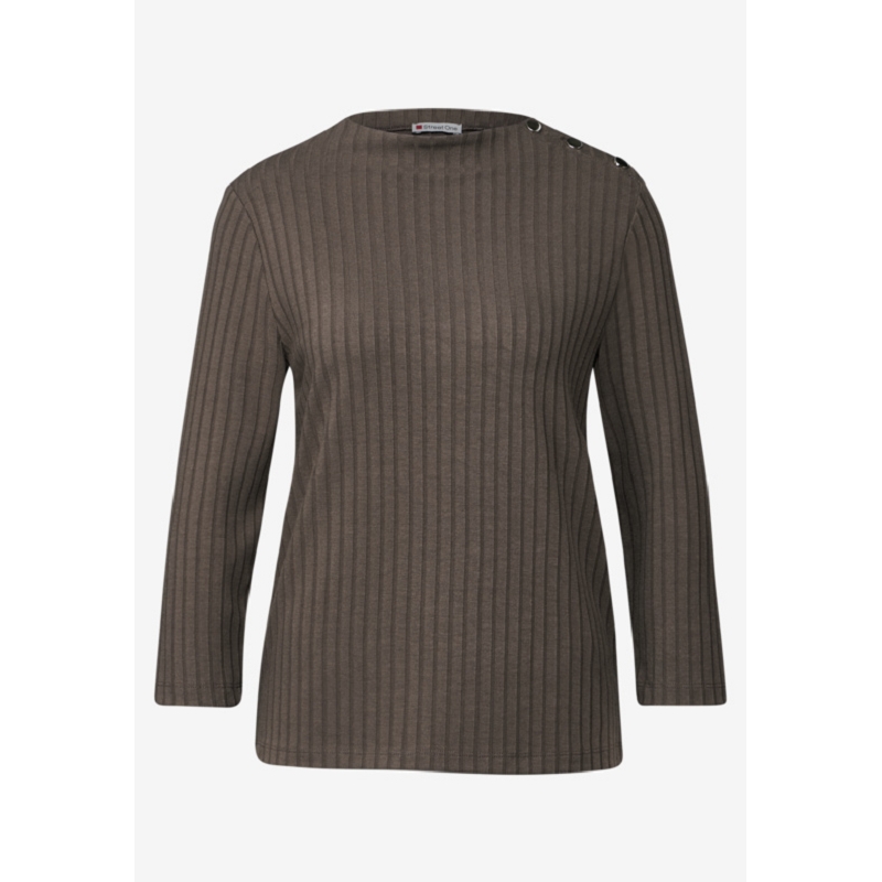 Street one TURTLE NECK SHIRT W.BUTTONS