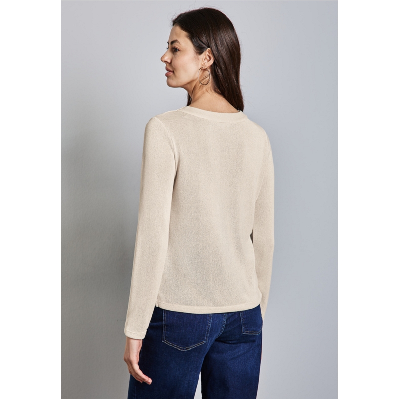 Street one SUMMER KNIT LOOK VNECK SHIRT1510101_3