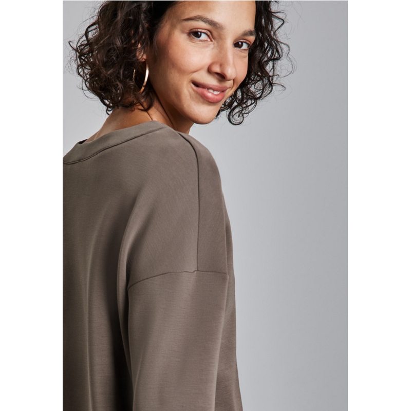 Street one LTD QR SILK LOOK VNECK SHIRT1510401_3