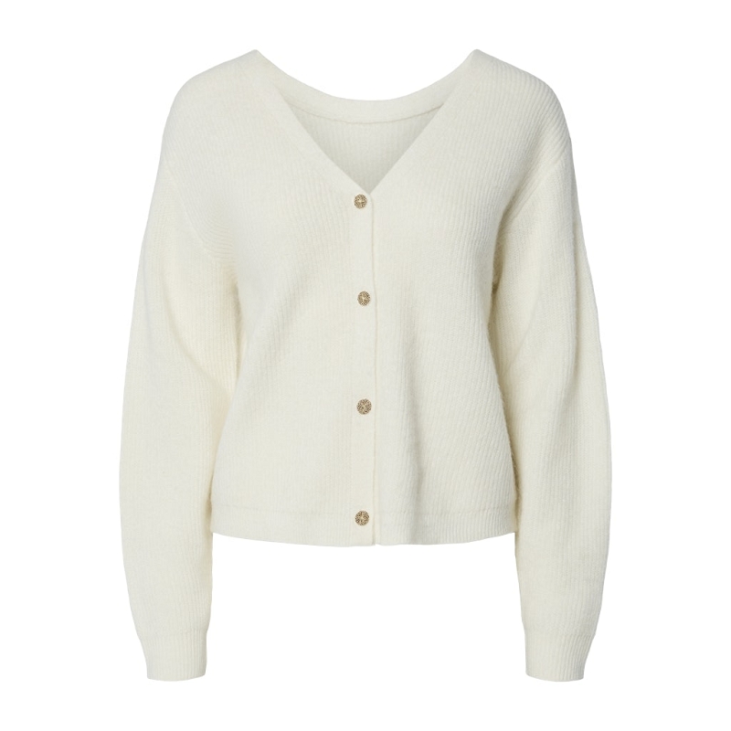 Pieces PCNIBE LS REV DEEP BACK KNIT FC BC