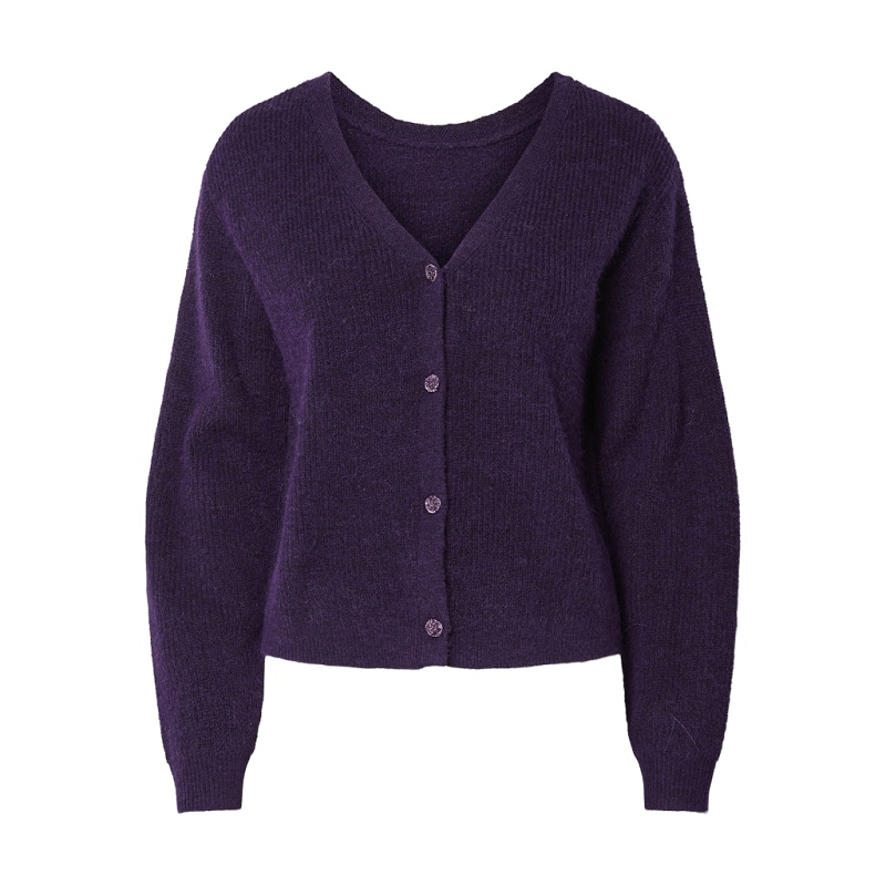 Pieces PCNIBE LS REV DEEP BACK KNIT FC BC