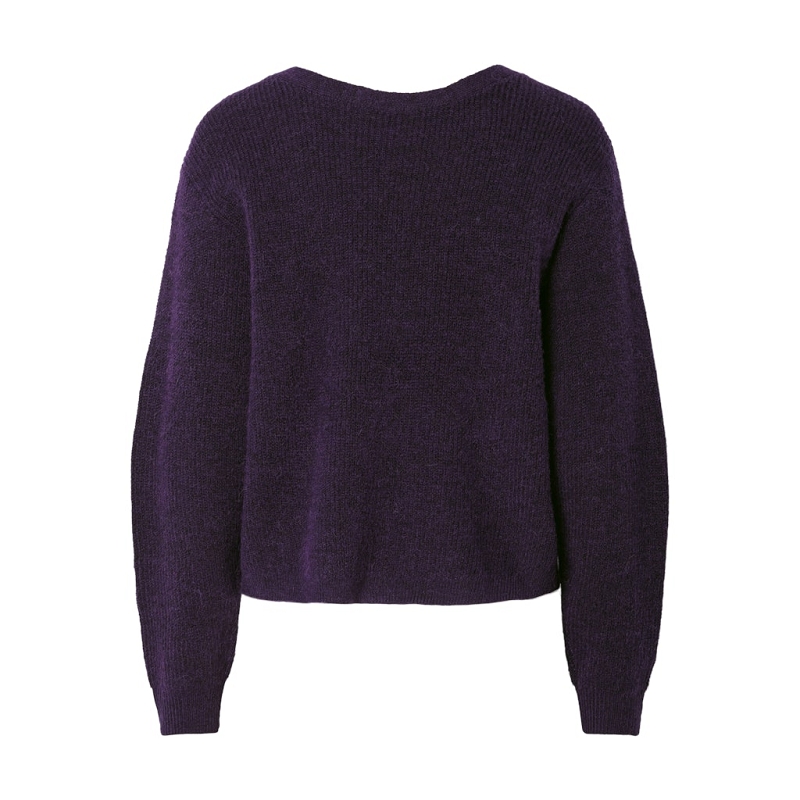 Pieces PCNIBE LS REV DEEP BACK KNIT FC BC1515502_2