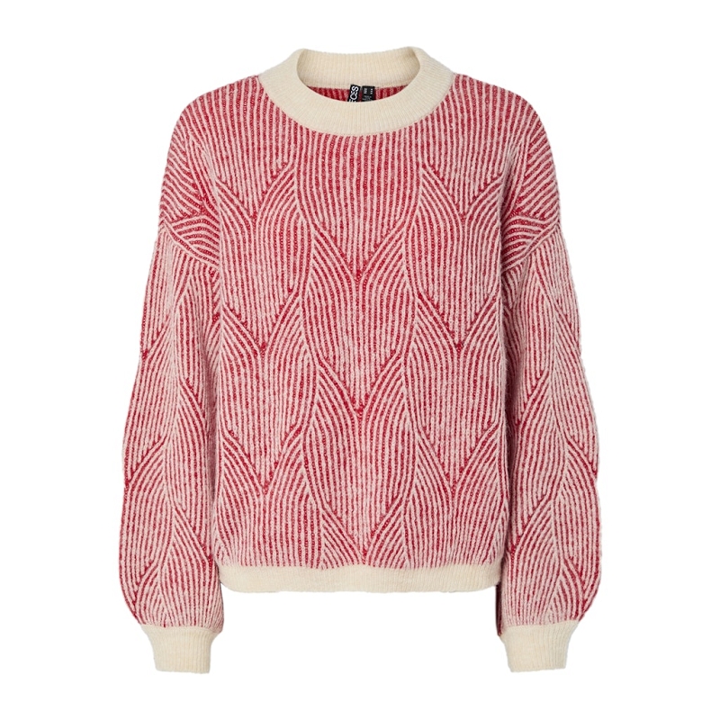 Pieces PCJENNA LS ONECK KNIT NOOS BC