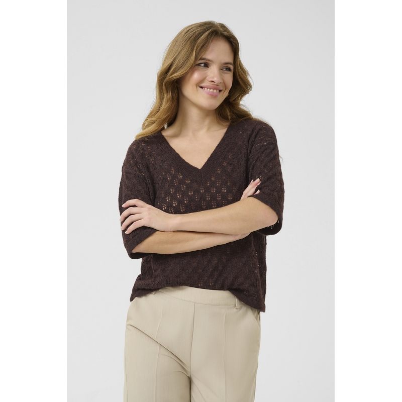 Kaffe dk company KALOURINE VNECK PULLOVER