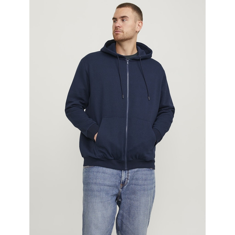 Jack and jones plus JJEBRADLEY SWEAT ZIP HOOD NOOS1520601_2