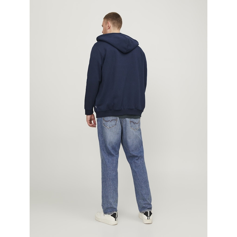 Jack and jones plus JJEBRADLEY SWEAT ZIP HOOD NOOS1520601_4